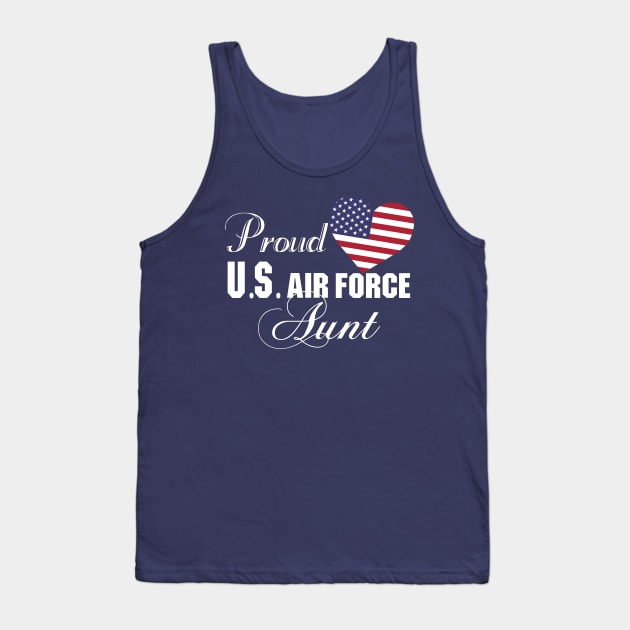 Best Gift for Aunt - Proud U.S. Air Force Aunt Tank Top by chienthanit